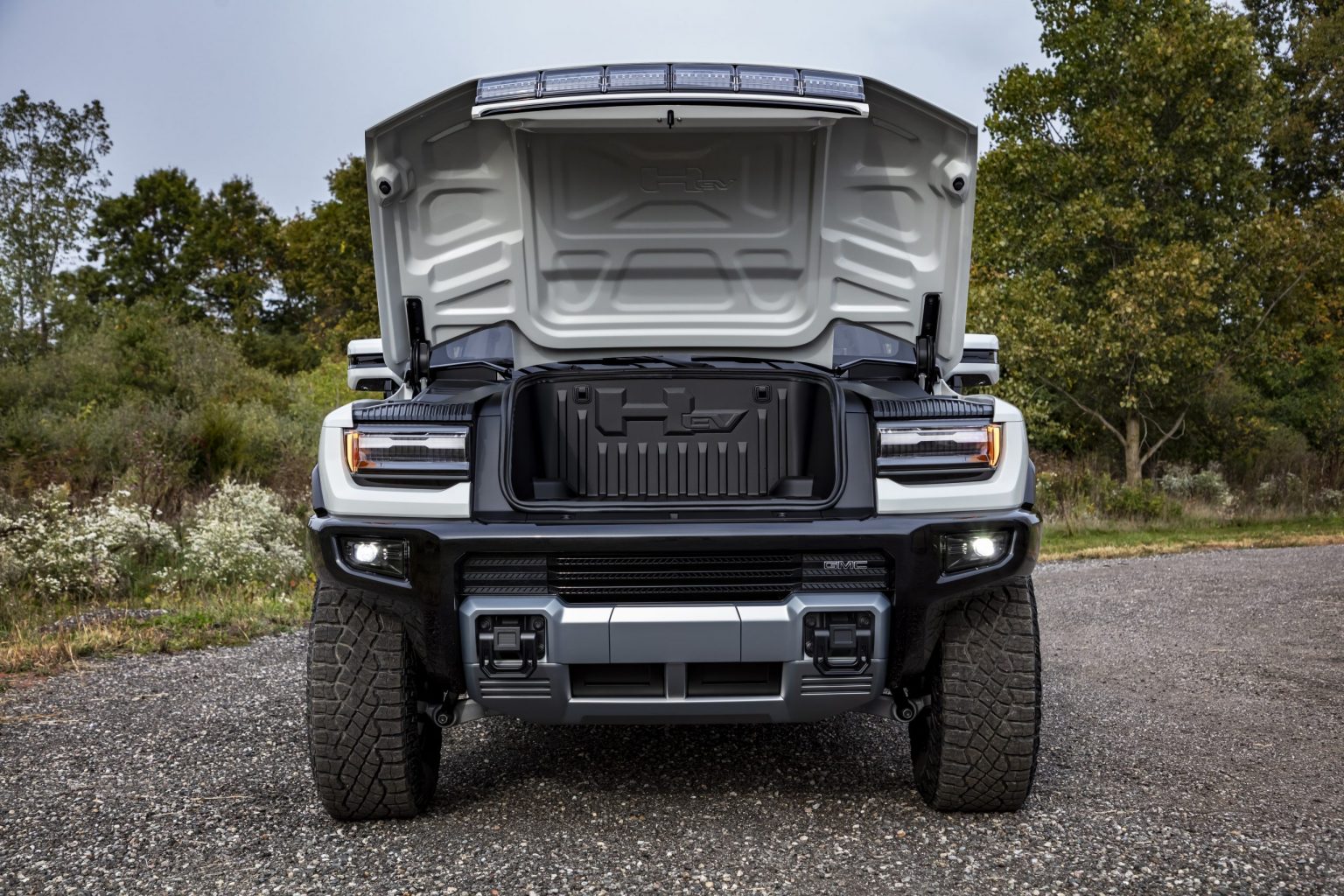 The mighty Hummer roars no more as it plugs into the electric car