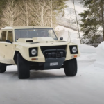 Lamborghini LM002 on ice
