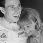 Jim Clark and Sally Stoke, 1965 Indy 500