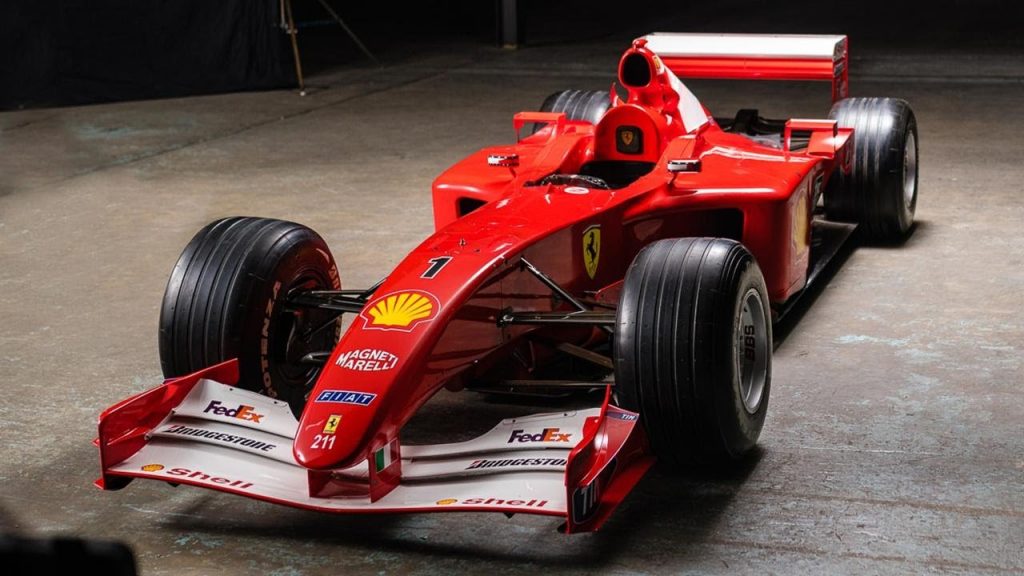 2001 Ferrari F2001, ex-Schumacher – £5.4m