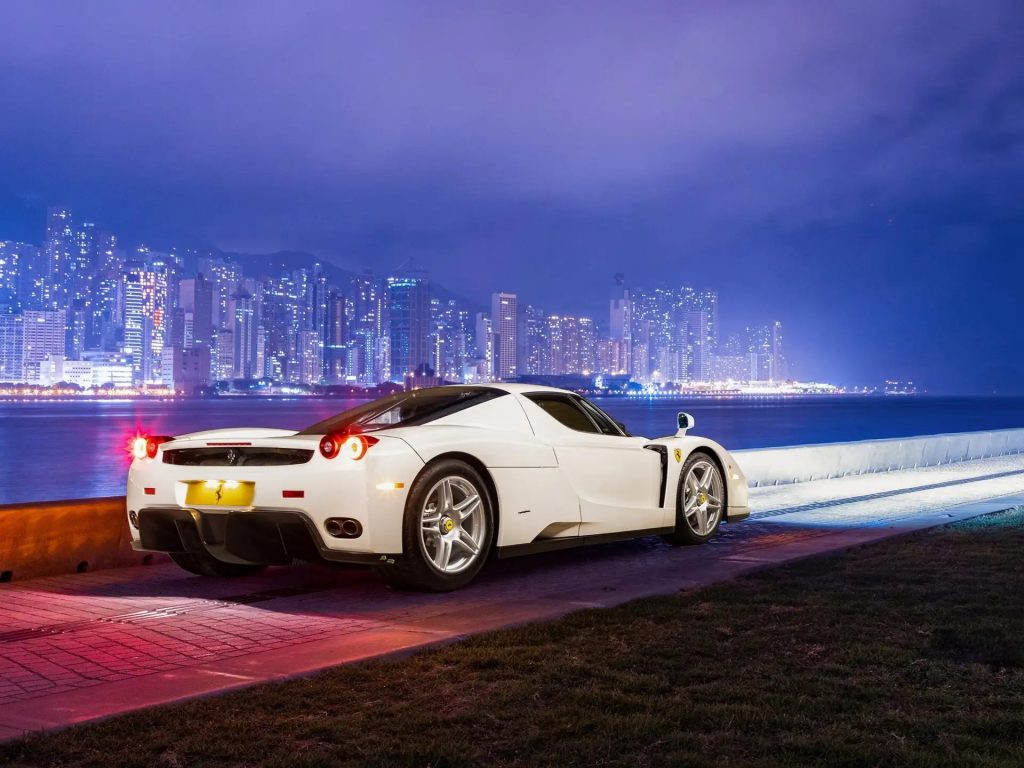 The only white Ferrari Enzo built is to be auctioned online – with no ...