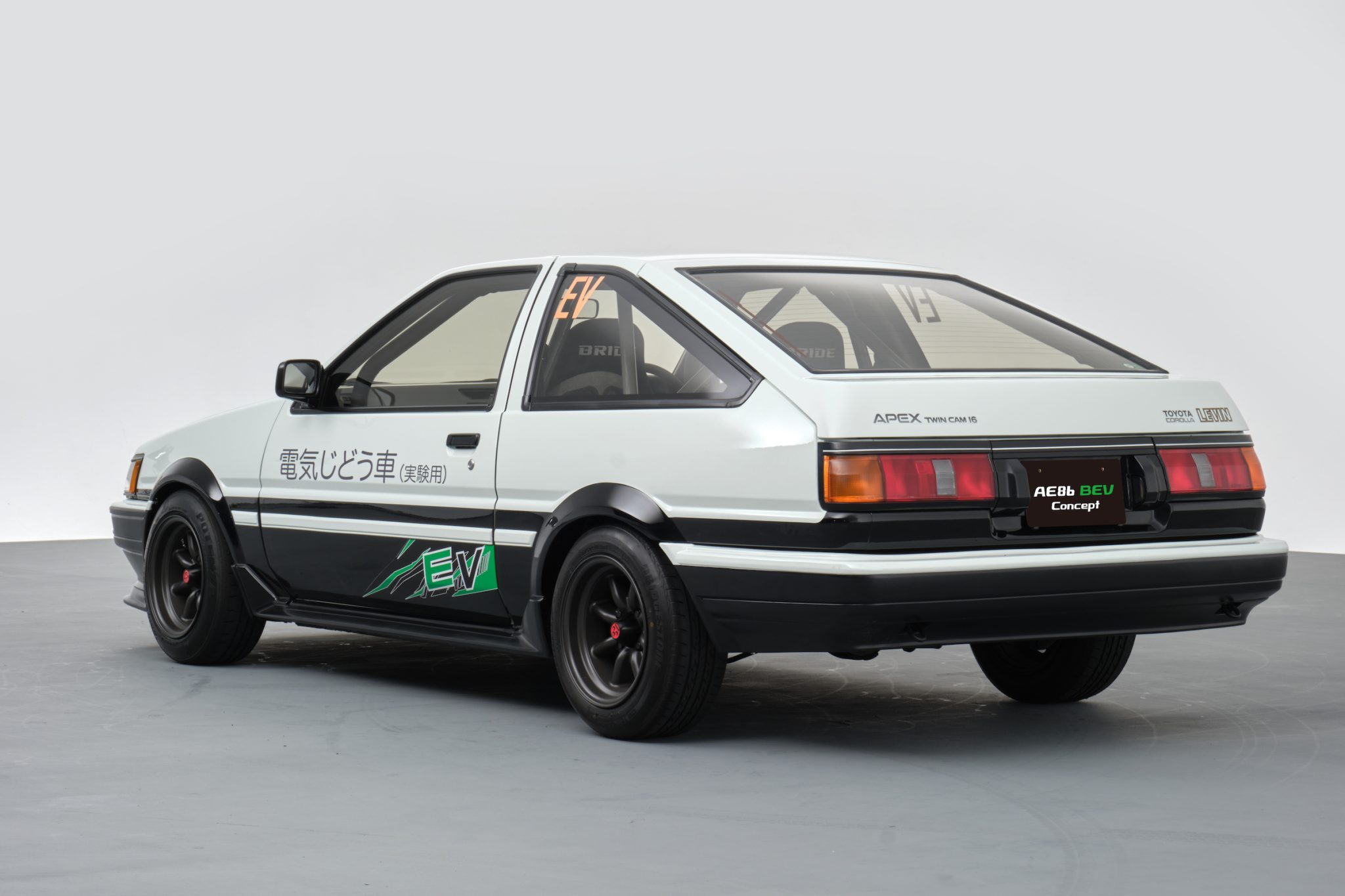 Initial E: Hydrogen and electric power for Toyota AE86 concept duo ...