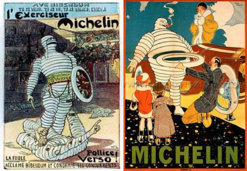 Michelin and the history of the Michelin-Bibendum logo