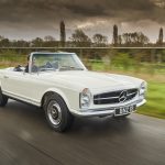 Sunshine smile: The Mercedes SL 'Pagoda' never fails to please