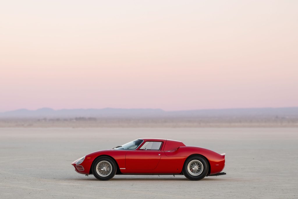 1964-Ferrari-250-LM-by-Scaglietti side profile