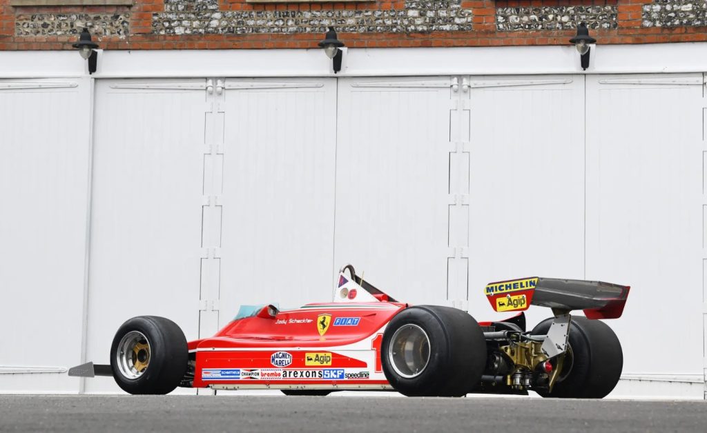 1979 Ferrari 312 T4 Formula 1 Race Car rear three quarter