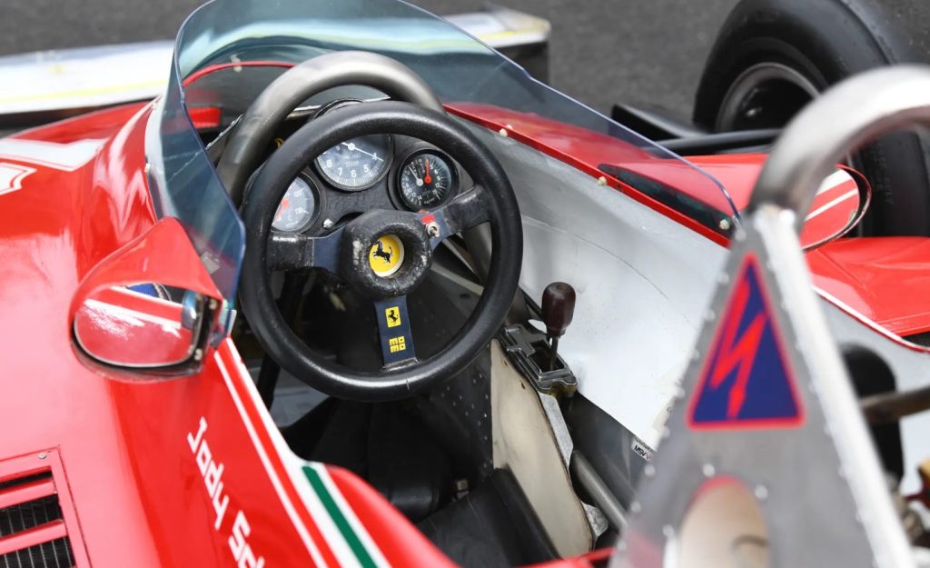 1979 Ferrari 312 T4 Formula 1 Race Car cockpit