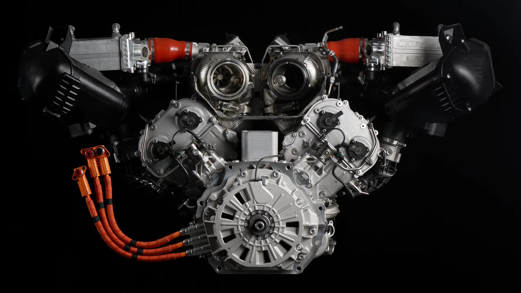 10,000 RPM, Two Turbos, and Three Electric Motors for Lamborghini’s New V8