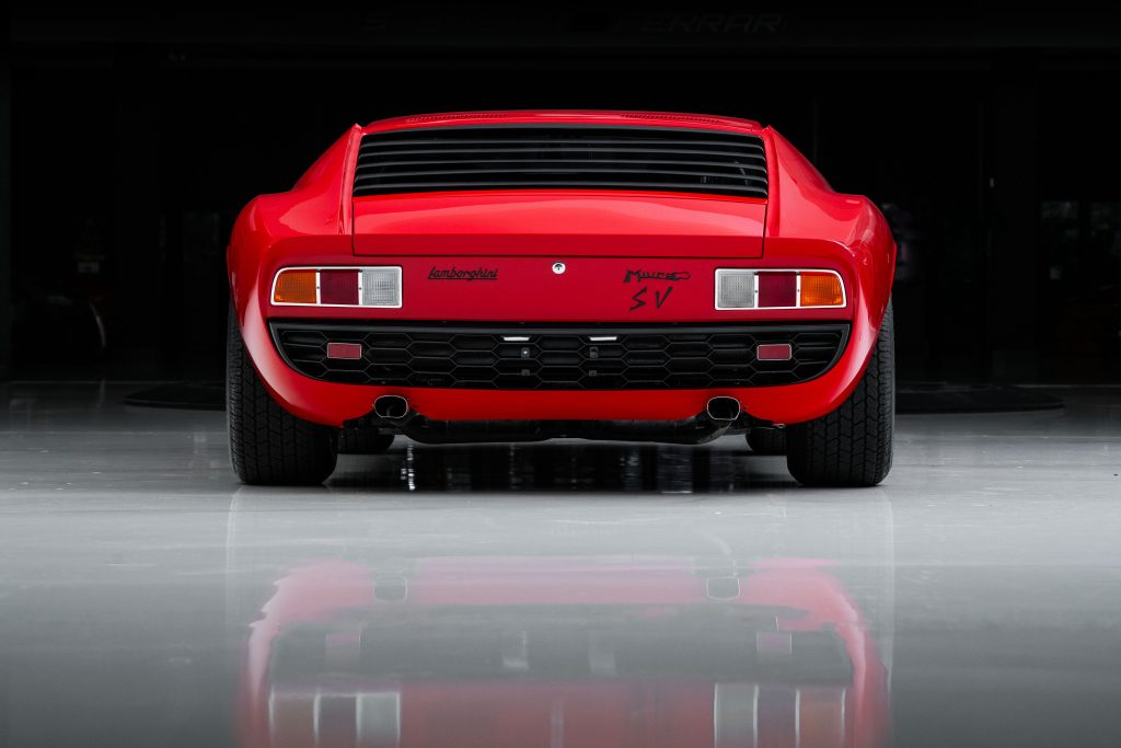 1972-Lamborghini-Miura-P400-SV-by-Bertone rear