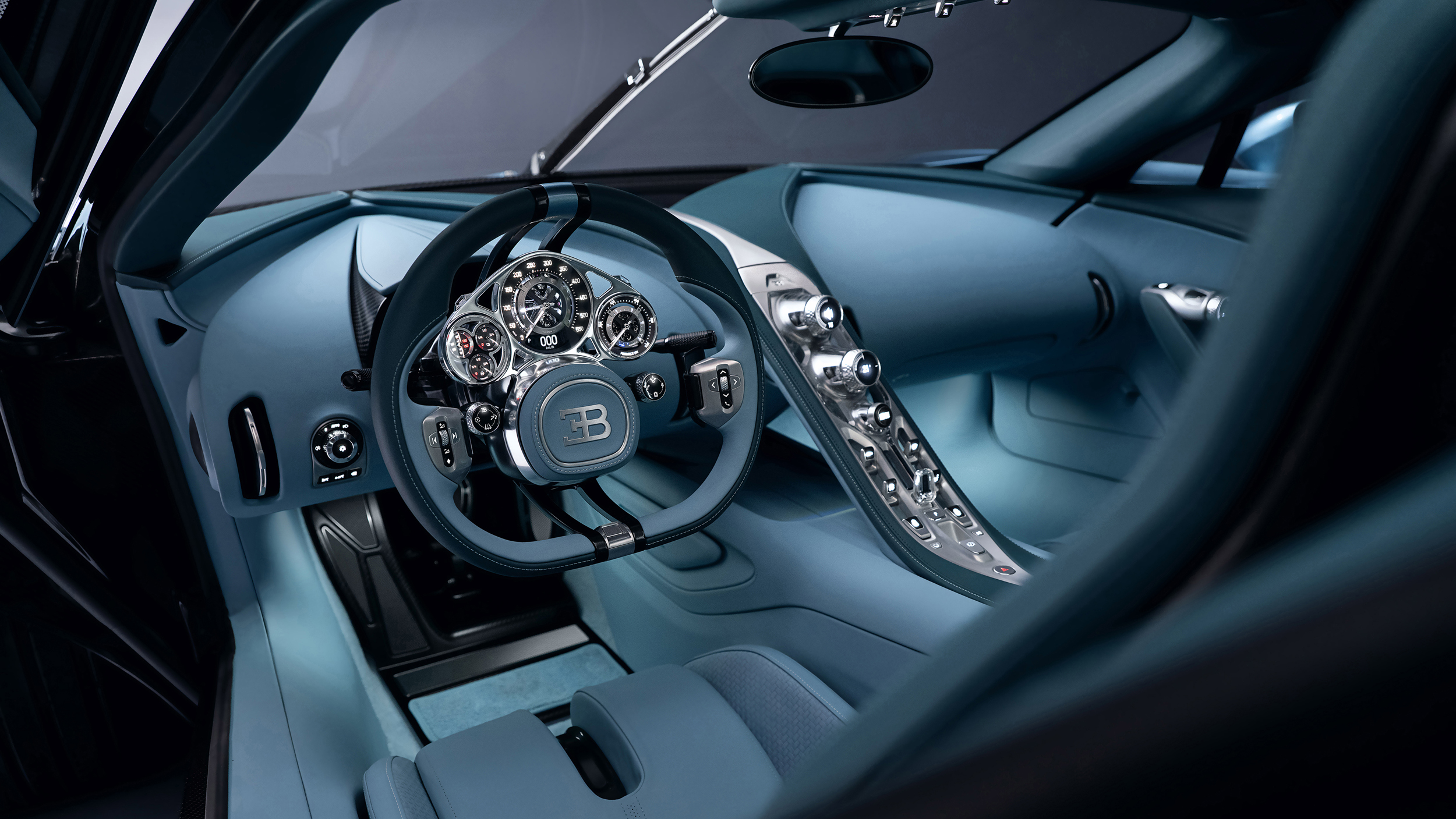 Bugatti Tourbillon interior front dash