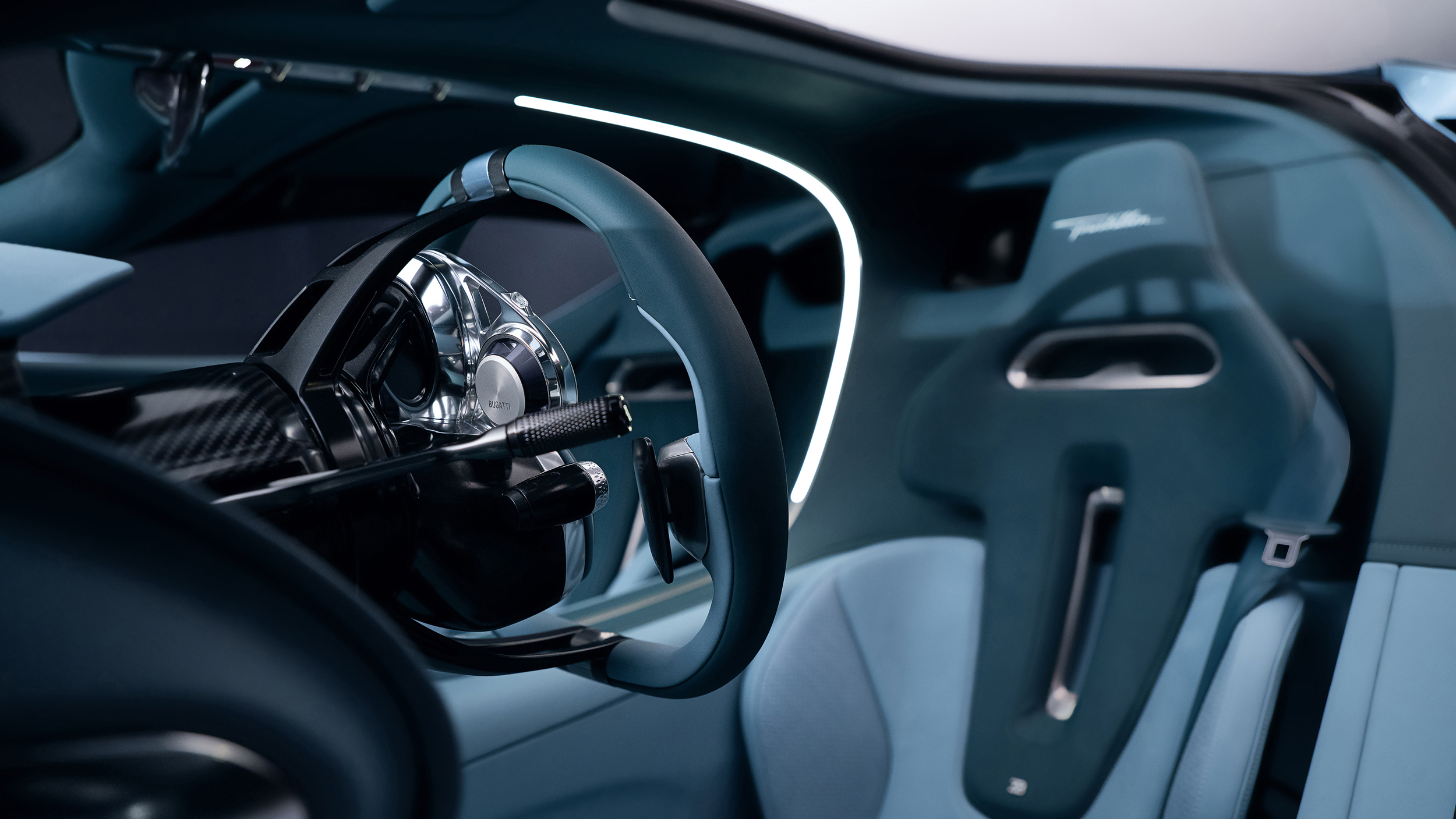 Bugatti Tourbillon steering column