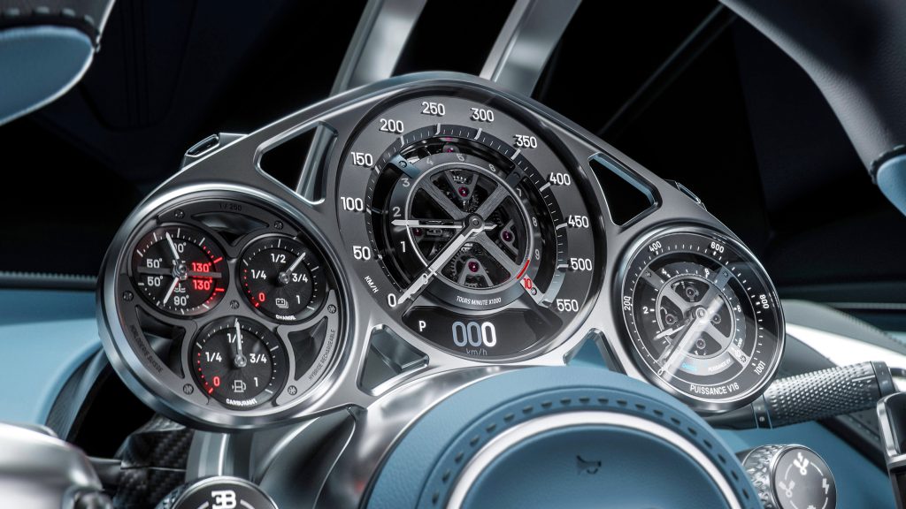 Bugatti Tourbillon gauges