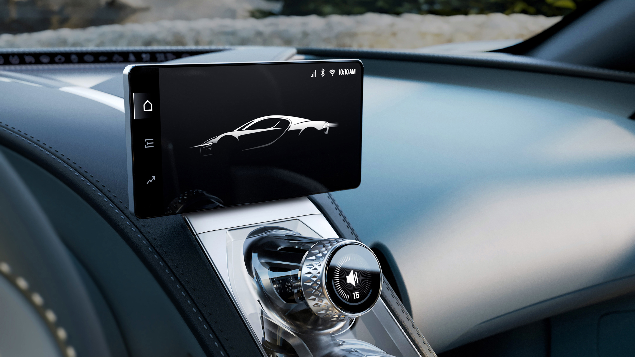 Bugatti Tourbillon infotainment