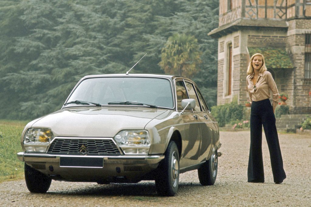 Citroen GS Birotor front woman advert