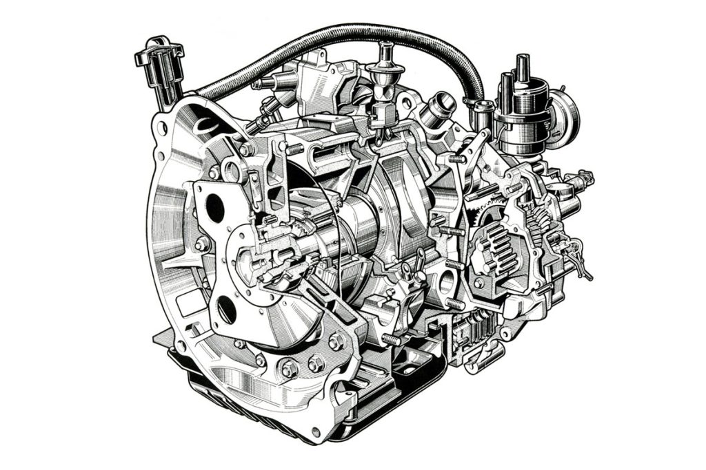 Citroen GS Birotor engine diagram