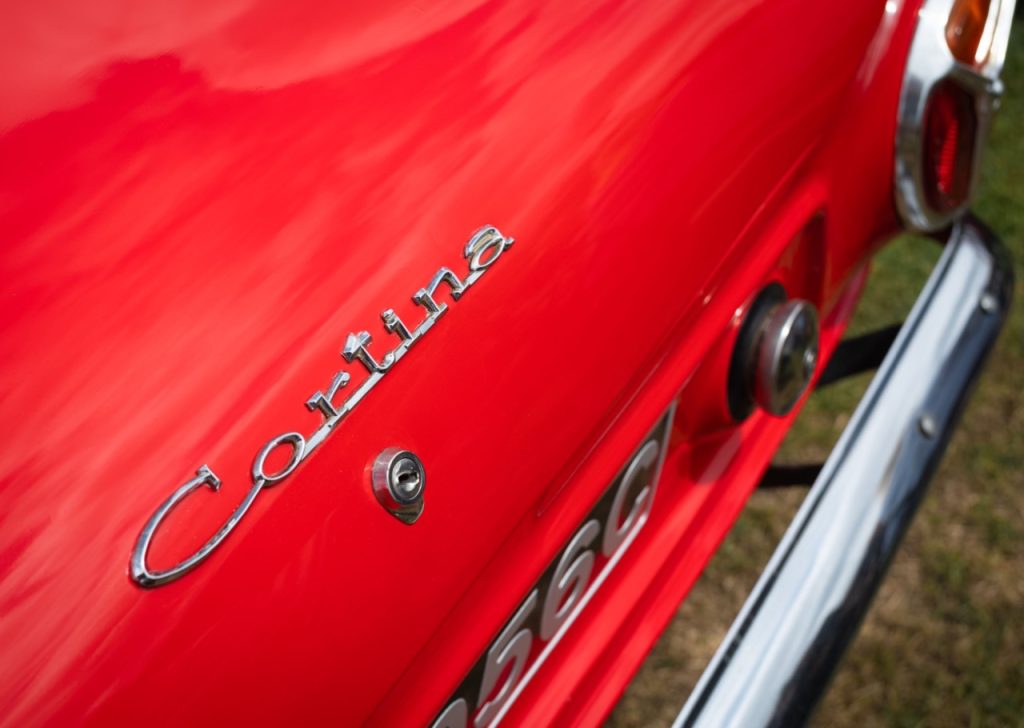 1965 Ford Cortina badge