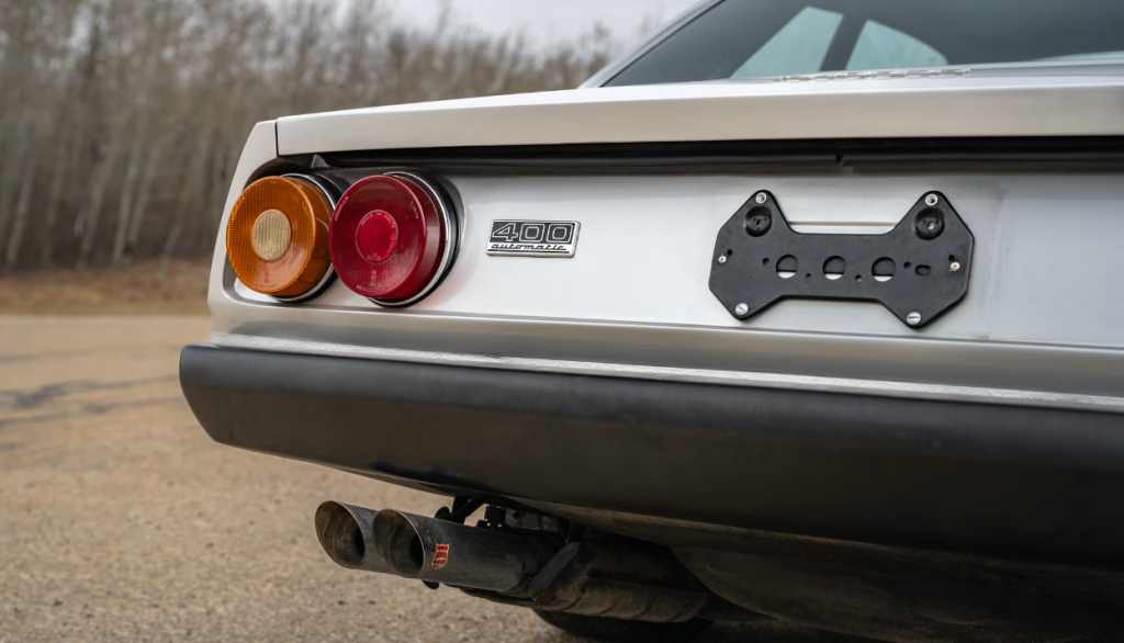 Ferrari 400 GT rear end closeup