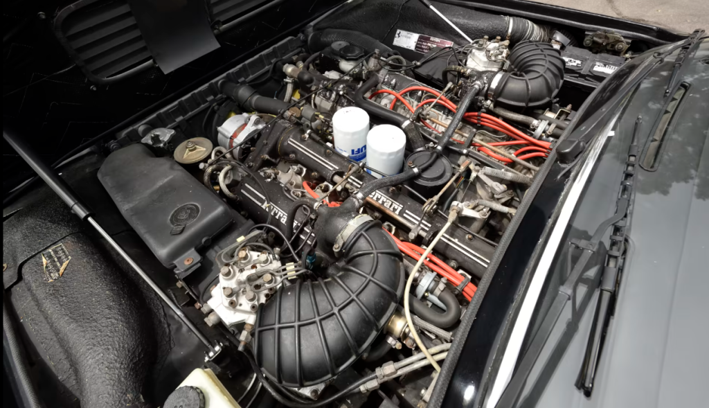 Ferrari 412 engine bay