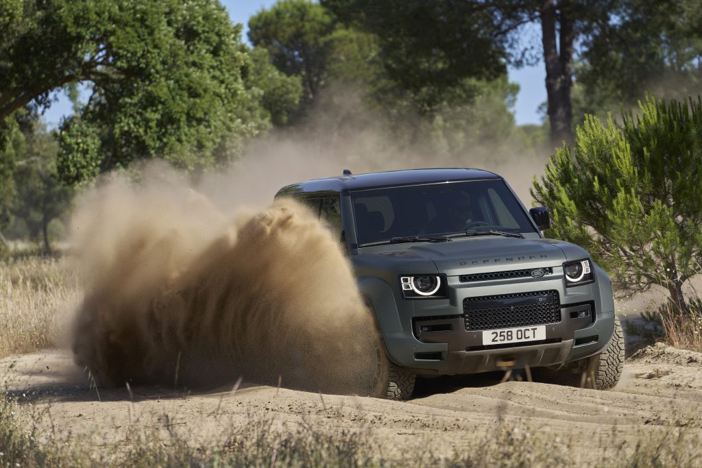 Land Rover Defender OCTA action