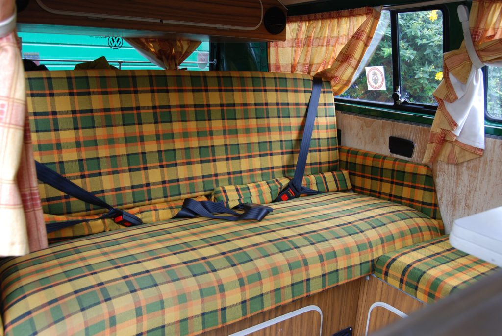 VW T2 campervan rear seat