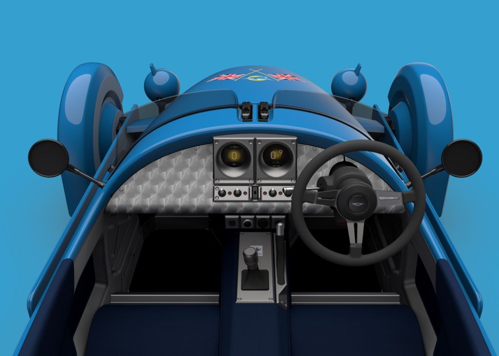 Morgan Super 3 Bluebird dash