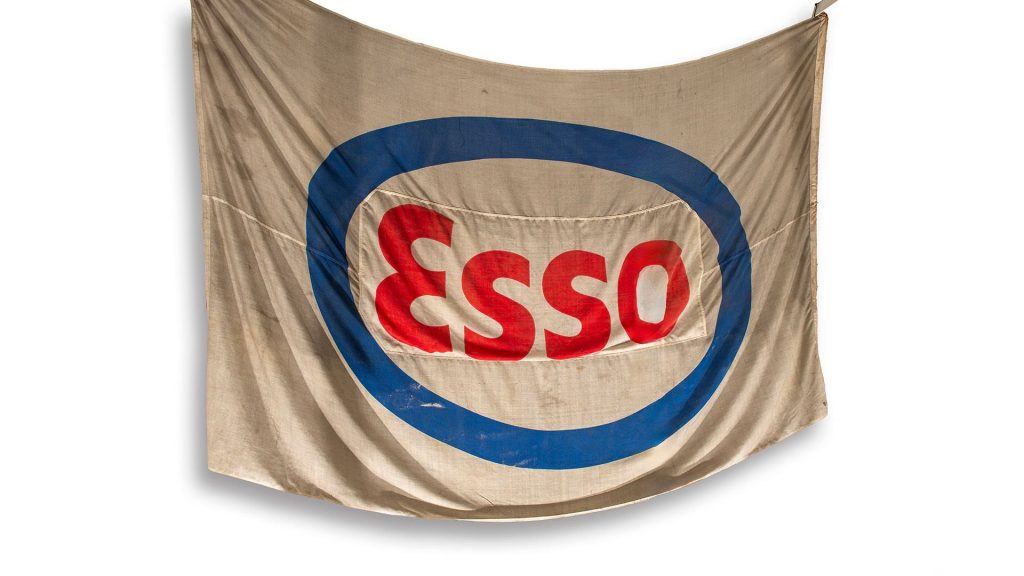 Esso fabric flag