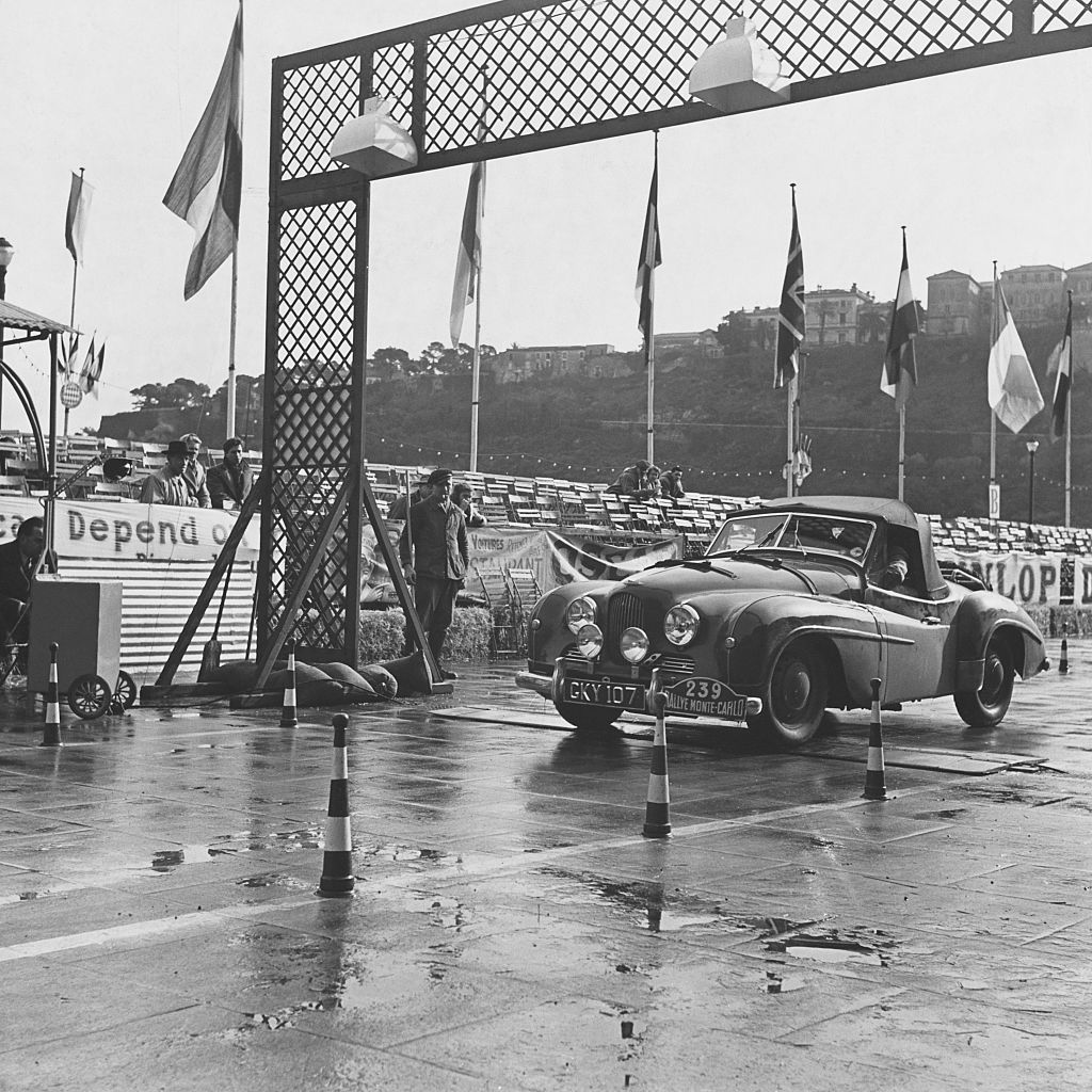 Jowett Jupiter testing Monte Carlo Rally