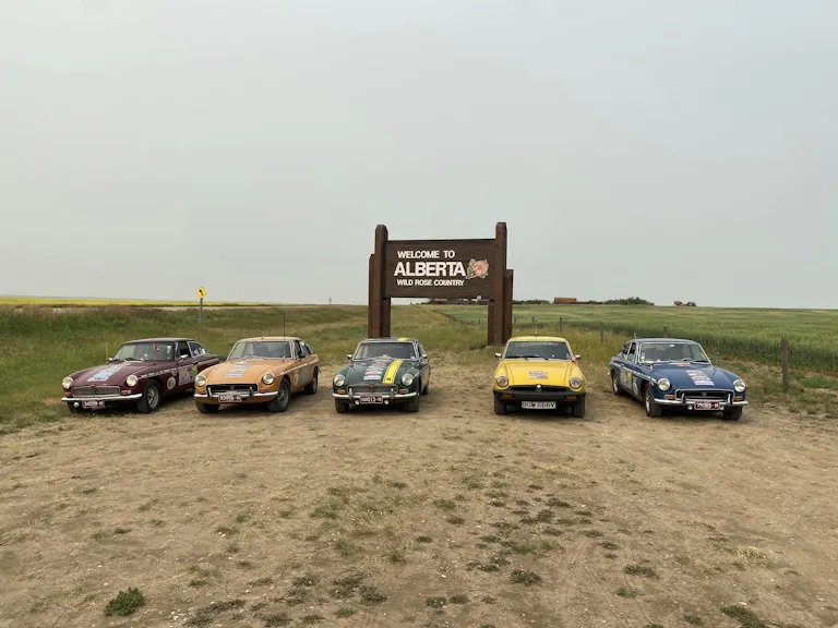 MGB GTs in Canada