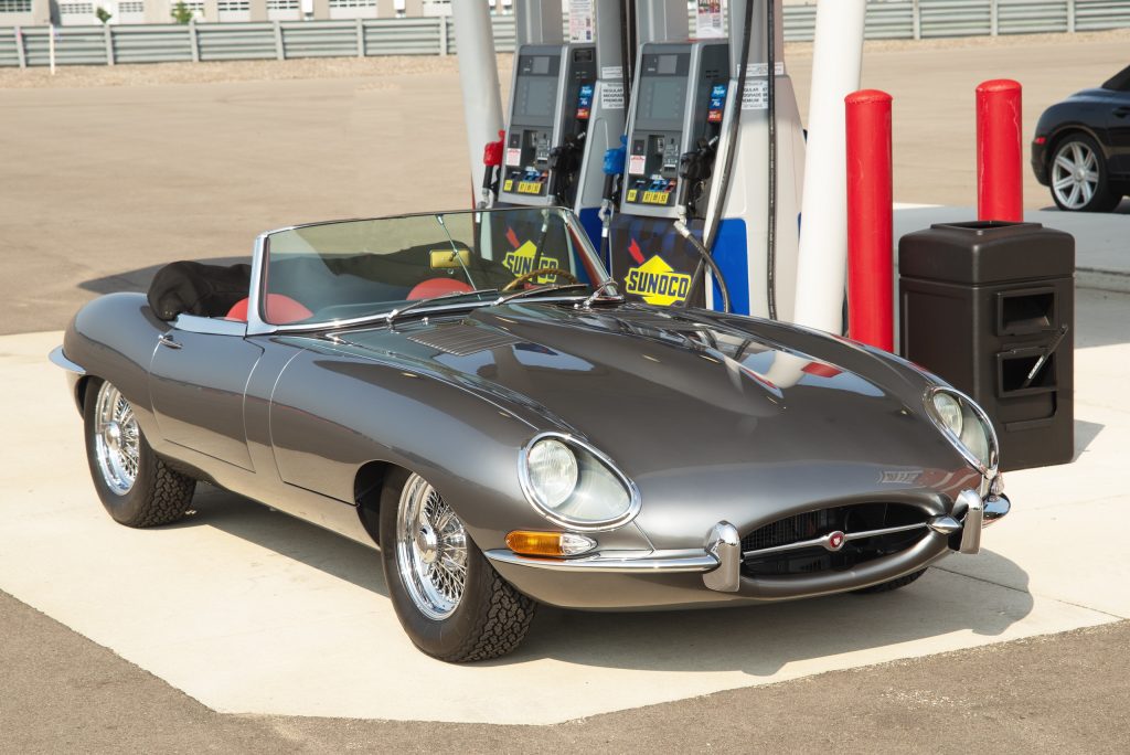 1961 Jaguar E-Type front three quarter