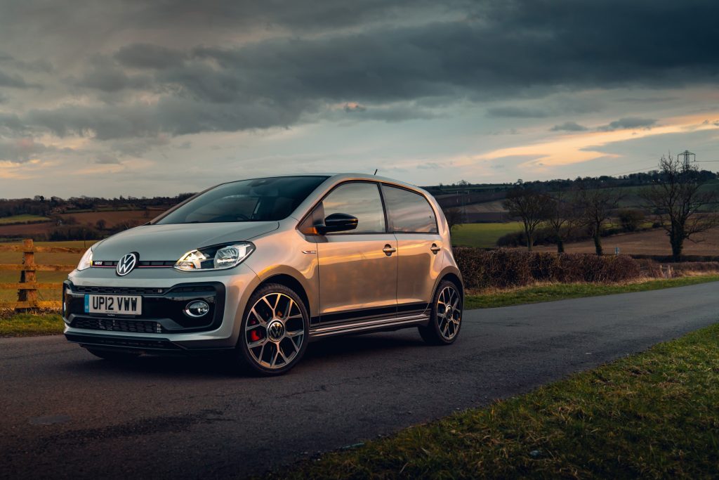 VW Up GTI front 3/4