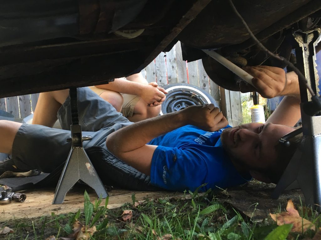 under car