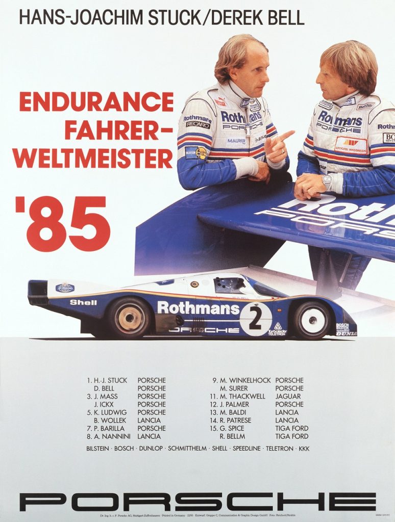 1985 Porsche 962 poster