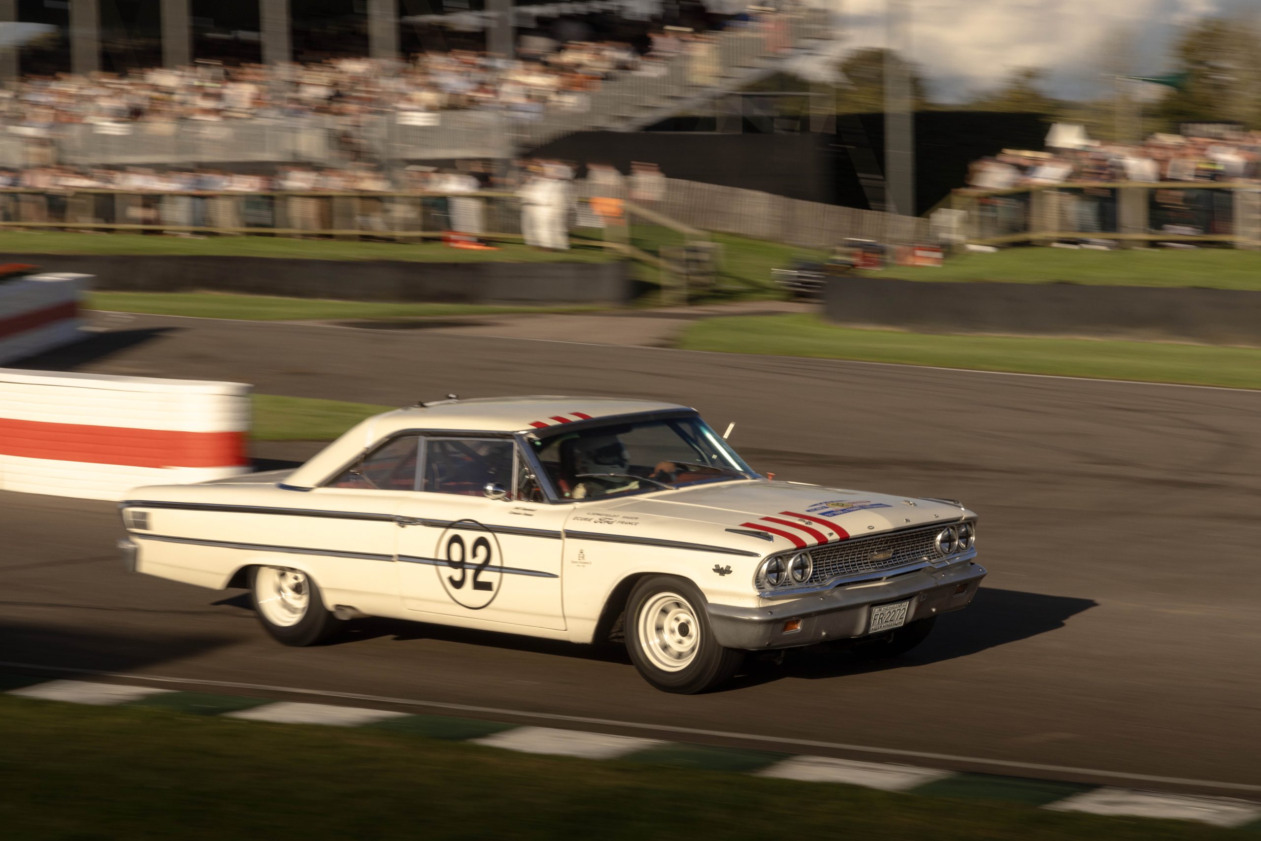 Watch a ’63 Galaxie Slalom from 29th to Third at the 2024 Goodwood Revival