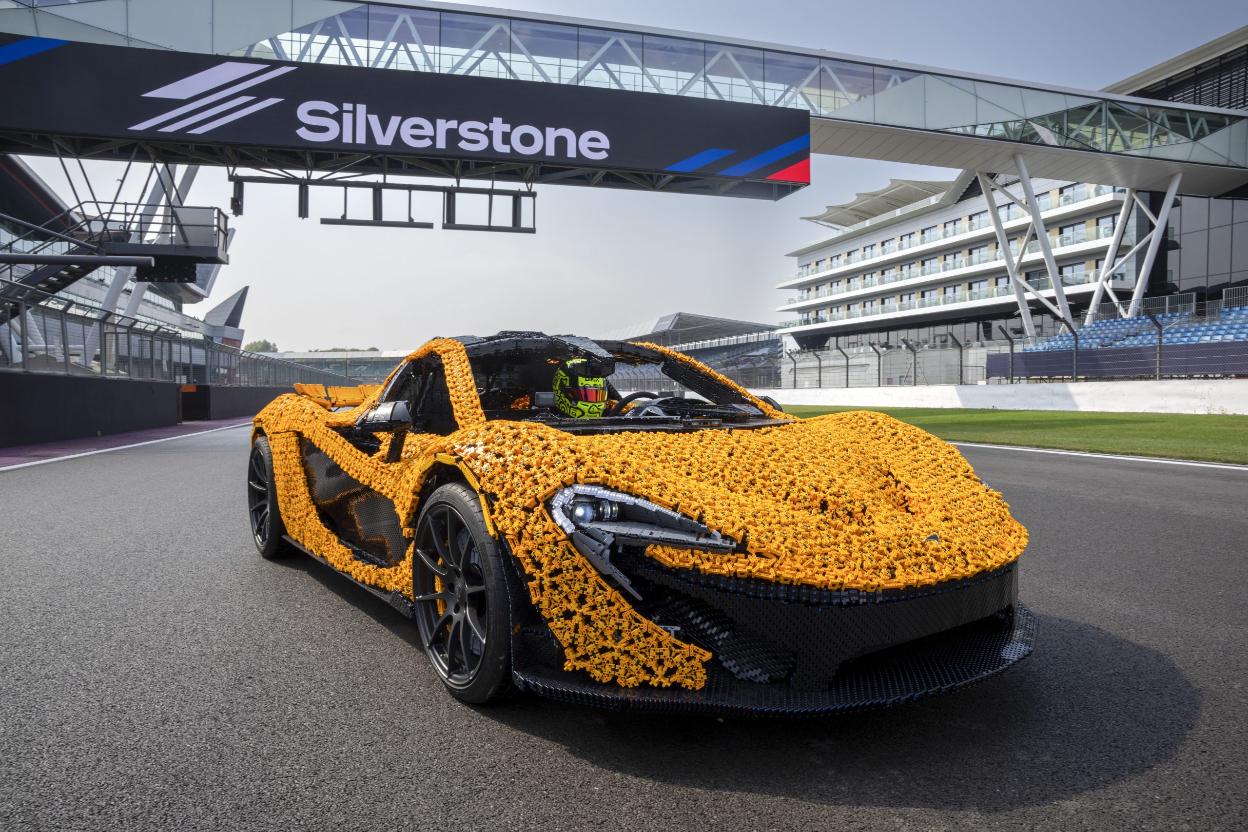 A Full-Size Lego McLaren P1 Just Lapped Silverstone