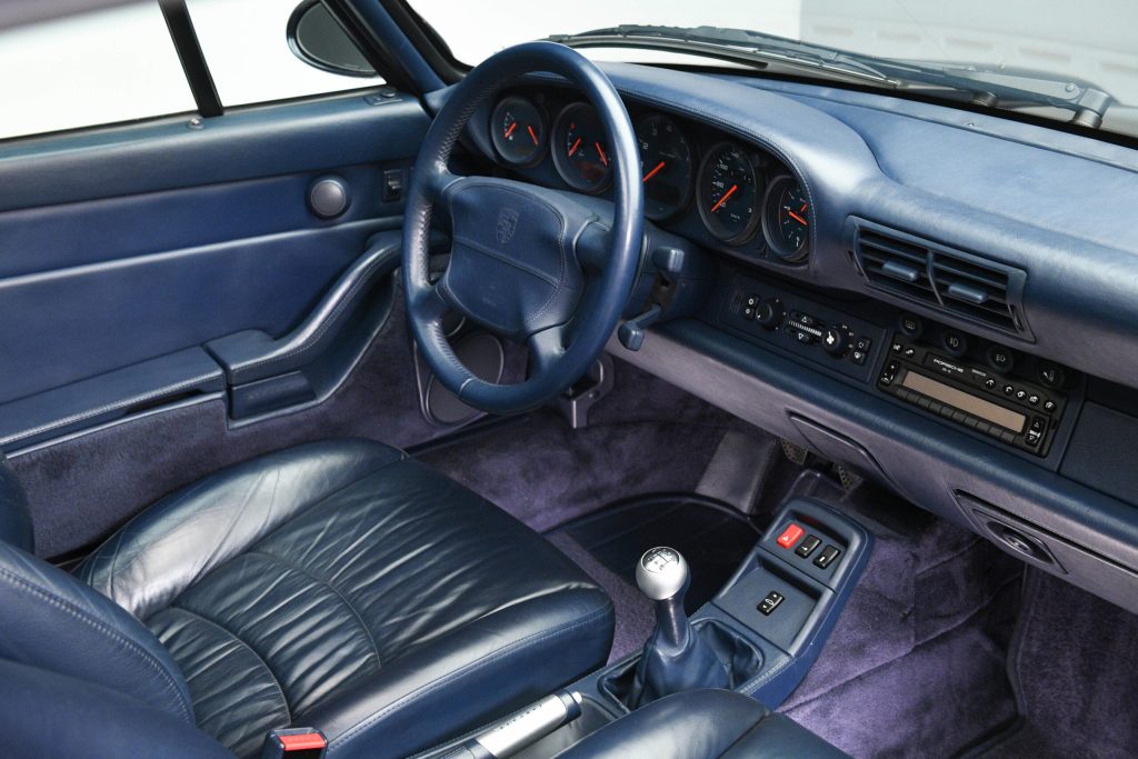 Last Air-Cooled 911 993 Turbo S interior