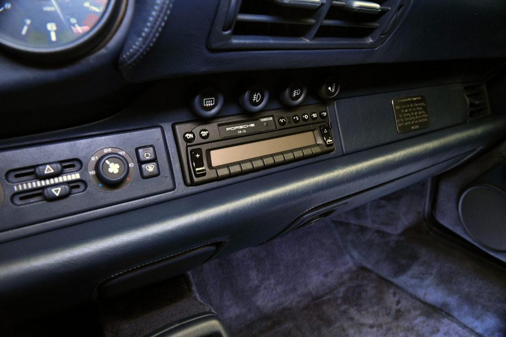 Last Air-Cooled 911 993 Turbo S dash