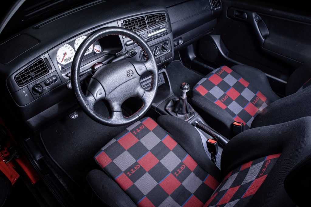 VW Golf GTI 20th anniversary edition interior