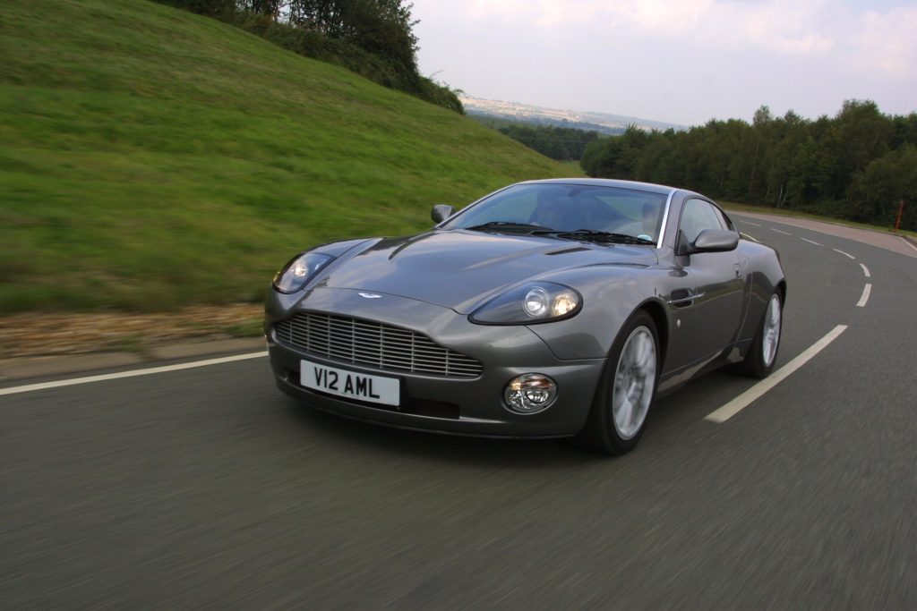 Aston Martin Vanquish front 3/4 driving