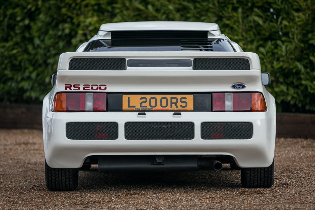 1986 Ford RS200 rear