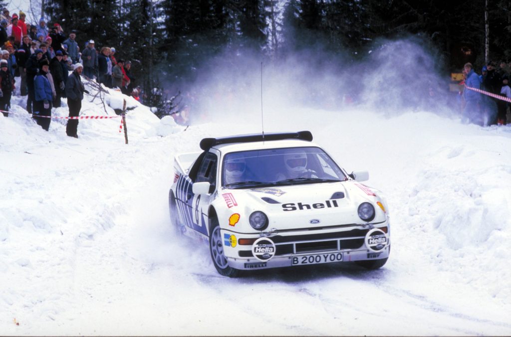 1986 Ford RS200 snow