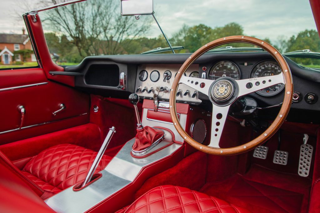 E-Type UK Speedster interior