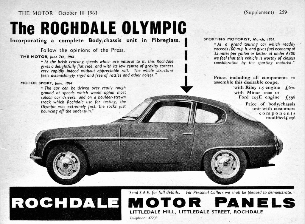 Rochdale Olympic advert