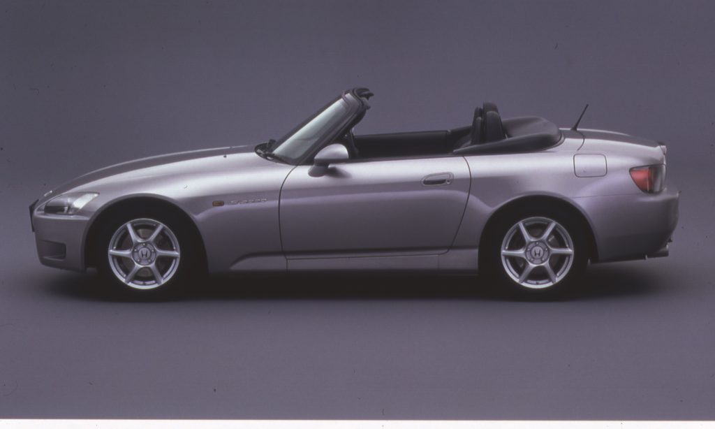 Honda S2000 profile top down