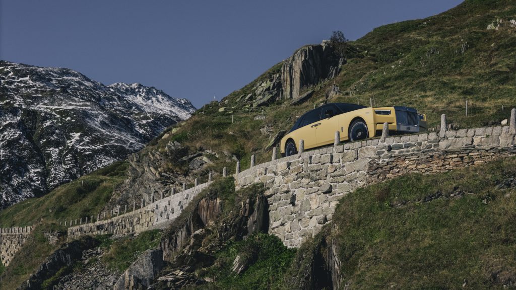 2024 Rolls Royce Phantom Goldfinger Furka Pass 4