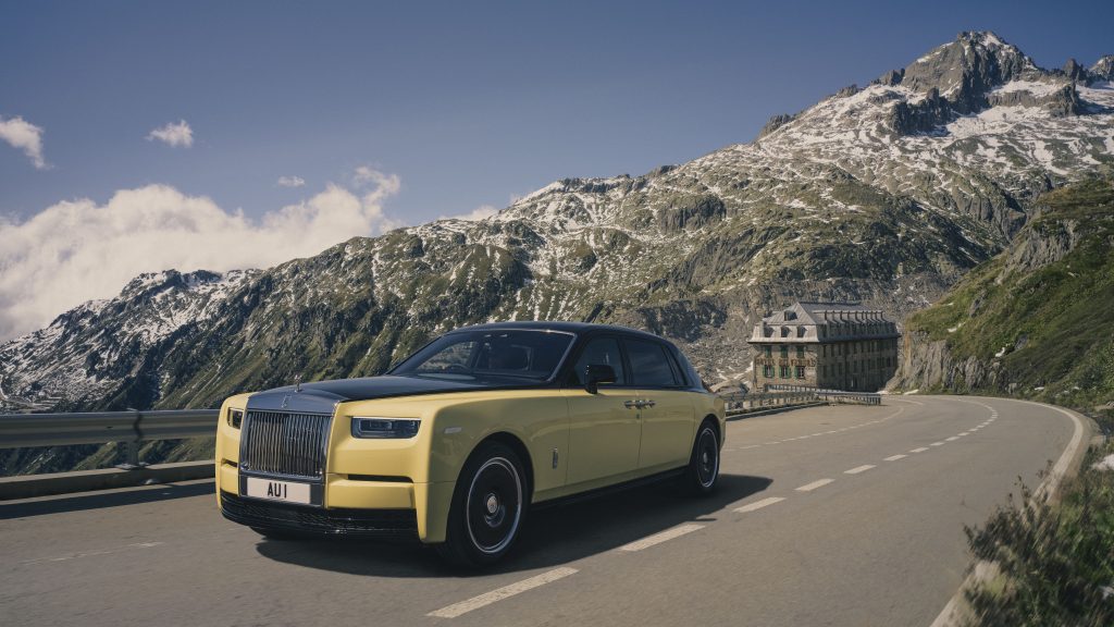 2024 Rolls Royce Phantom Goldfinger Furka Pass 3