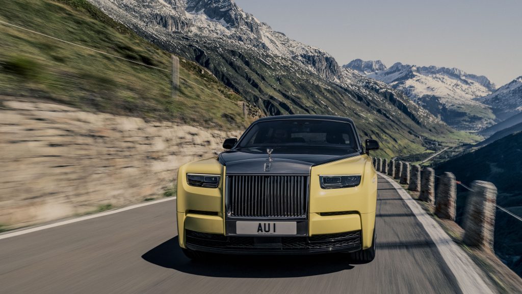 2024 Rolls Royce Phantom Goldfinger Furka Pass