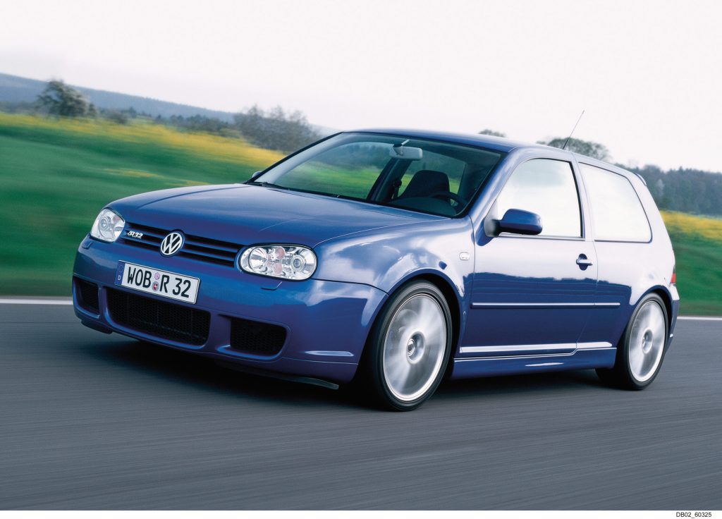 Golf R32 front three quarter