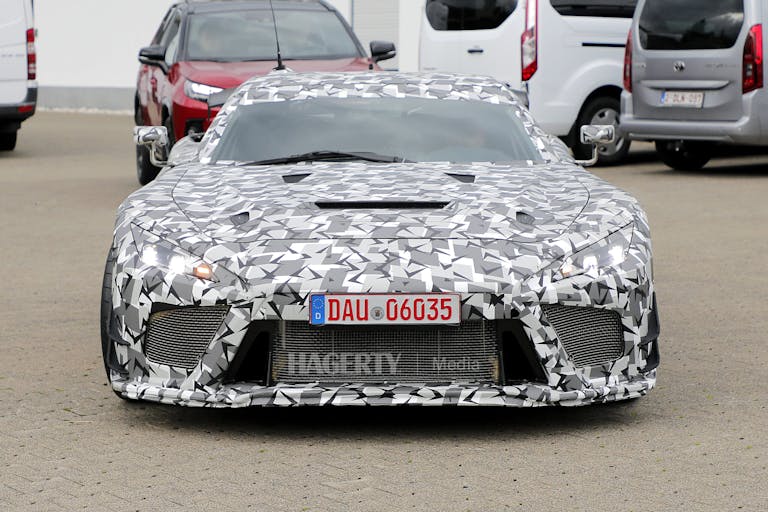 Toyota Lexus GT3 Road Car spy shot head on