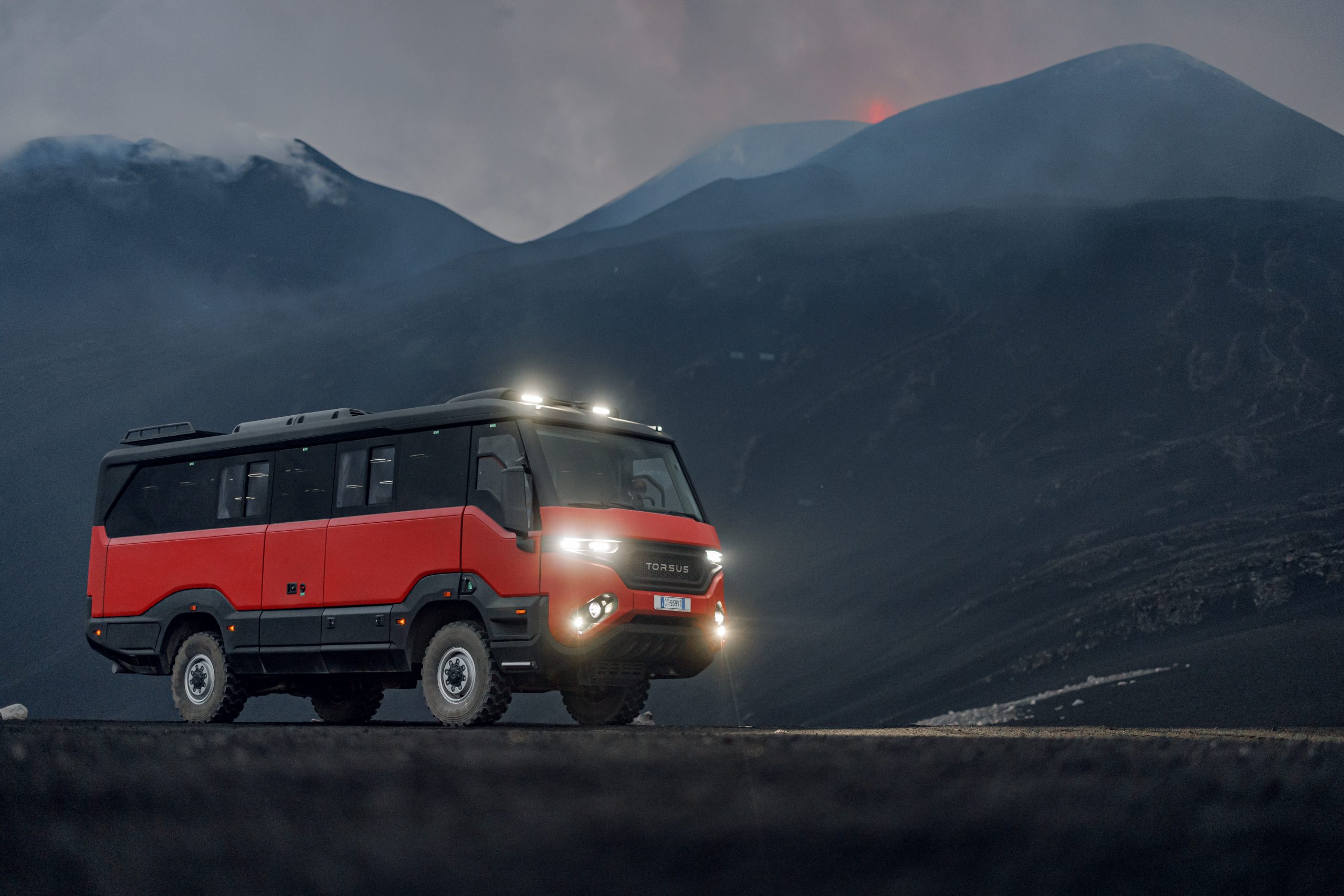 From Active Volcanoes to War Zones, Torsus Off-Road Buses Have No Fear