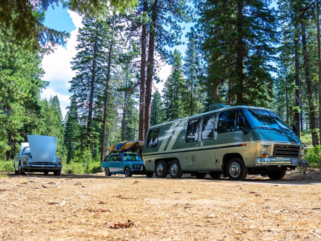 Sunbeam Tiger GMC motorhome Datsun 510